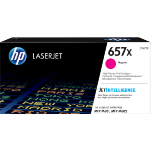 HP 657X - visok izkoristek - škrlatna - LaserJet 