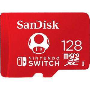 SanDisk microSDXC card for Nintendo Switch 128GB, up to 100MB/s Read, 60MB/s Write, U3, C10, A1, UHS-1