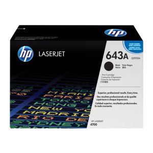 HP 643A - črna - original - LaserJet - toner (Q5950A)