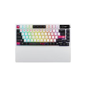 Tipkovnica ASUS ROG Azoth X Wireless, ROG NX Snow V2, OLED, RGB, USB, US