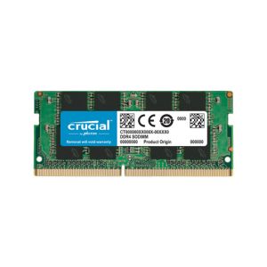 RAM SODIMM DDR4 16GB PC4-25600 3200MT/s CL22 SR x8 1.2V Crucial