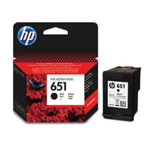 Kartuša HP 651 C2P10AE (črna), original