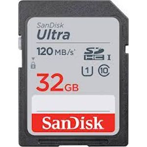 SDXC SanDisk 32GB Ultra, 120MB/s, UHS-I, C10