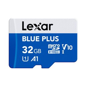 Spominska kartica Lexar BLUE PLUS, Micro SDHC, 32GB, 100MB/s, U1, V10, A1, UHS-I, z adapterjem