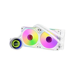 Komplet za tekočinsko hlajenje AIO Liquid Cooler Lian Li GALAHAD II Trinity 240 SL-INF, ARGB, bel