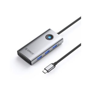 Priključna postaja USB-C, 6 v 1, 3xUSB-A 3.0, USB-C 3.0, HDMI 4K@30Hz, USB-C PD100W, ORICO PW11-6P