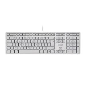 Tipkovnica Cherry KC 6000C Slim for Mac, srebrna, USB-C, UK-SLO g.