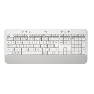 Tipkovnica Logitech K650 Signature, Wireless, USB, bela, SLO g.