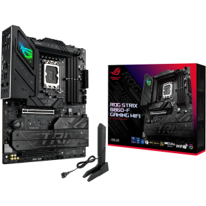 ASUS ROG STRIX B860-F GAMING WIFI LGA1851 ATX osnovna plošča - Intel B860, 4xDDR5, 4xM.2, 4xSATA