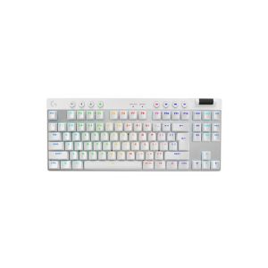 Tipkovnica Logitech G PRO X TKL Brown Tactile, Lightspeed, bela, USB, SLO g.