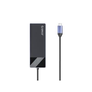 Priključna postaja USB-C, 8 v 1, 3x USB-A, HDMI, PD 100W, SD+TF, 3,5mm audio, ORICO DM-8P