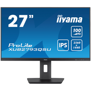 IIYAMA Prolite XUB2793QSU-B7 poslovni monitor - 68.65 cm (27"), WQHD (2560x1440), IPS LED, 100Hz