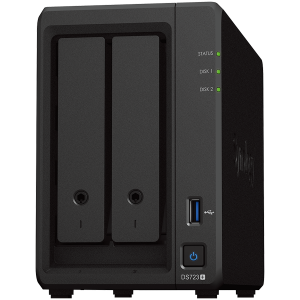 Synology DS723, 2 x 3,5'' SATA HDD/SSD, 2 x M.2 2280 NVMe SSD