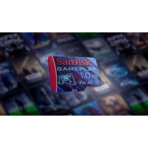 SanDisk GamePlay microSDXC UHS-I Card, 1TB Gaming microSDXC, 190MB/s, 130MB/s W, UHS-I, V30, U3, C10