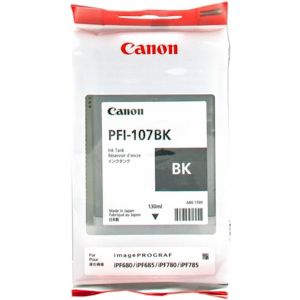 Canon PFI-107 BK - fotografija črna - črnilni vložek