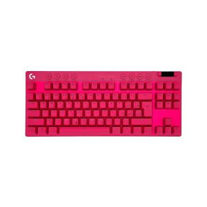 Tipkovnica Logitech G PRO X TKL Brown Tactile, Lightspeed, roza, USB, SLO g.