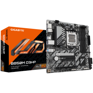 GIGABYTE B850M D3HP AM5 mATX osnovna plošča - AMD B850, 4xDDR5, 2xM.2, 4xSATA