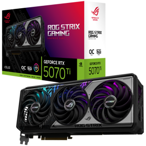 ASUS ROG Strix GeForce RTX 5070 Ti OC Edition 16GB GDDR7 grafična kartica, PCIe 5.0, 2xHDMI 2.1b, 3xDisplayPort 2.1b