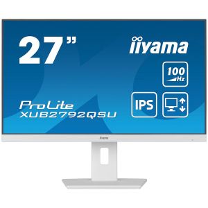IIYAMA Monitor LED XUB2792QSU-W6 27" ETE IPS-panel, 2560x1440 QHD, 5ms, FreeSync