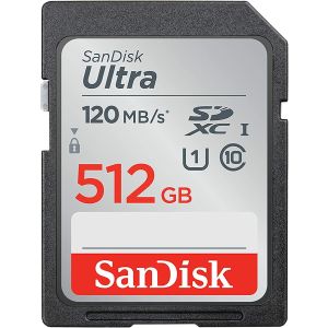 SanDisk Ultra 512GB SDXC spominska kartica 150MB/s