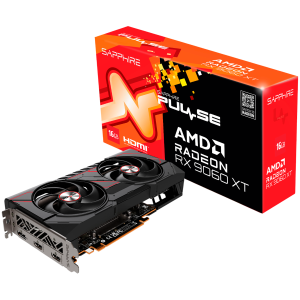SAPPHIRE PULSE AMD Radeon RX 9060 XT GAMING OC 16GB GDDR6 grafična kartica, PCIe 5.0, 2x HDMI, 1xDisplayPort 2.1a