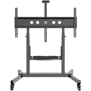 ONKRON TS1991-B - mobilno stojalo za televizor na kolesih za 50 do 100-palčne zaslone do 120 kg, črno