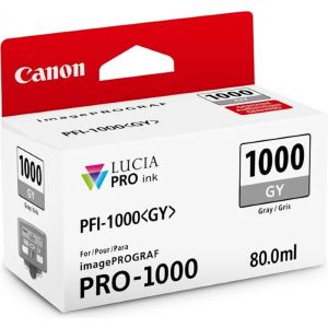 ČRNILO CANON PFI-1000 GREY ZA IMAGEPROGRAF PRO-1000, 80 ml