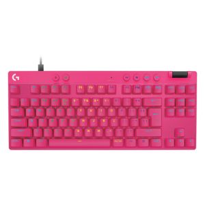 Tipkovnica Logitech G PRO X TKL RAPID, magenta, USB, SLO g.