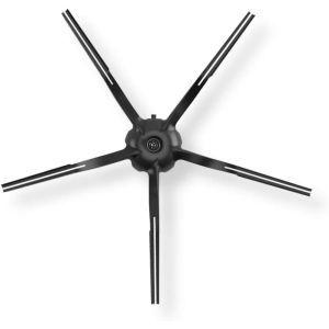 Roborock stranska krtača za S8/S7/Q8max/Q7/Q5pro/S6/E5/S5Max/Qrevo 2x kos, črna