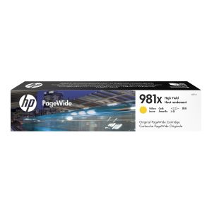 HP 981X - visok izkoristek - rumena - PageWide 