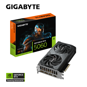 Grafična kartica GIGABYTE GeForce RTX 5060 Windforce OC 8G, 8GB GDDR7, PCI-E 5.0