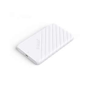 Zunanje ohišje za 2,5'' HDD/SSD, USB-C 3.1 UASP v SATA3, tool-free, belo, ORICO 25PW1C-C3