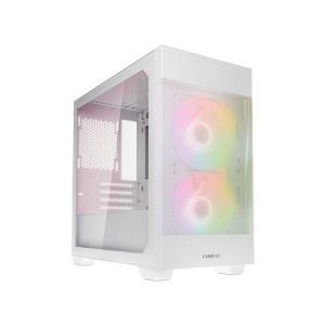 Računalniško ohišje Lian Li LANCOOL 205M Mesh, Micro-ATX, kaljeno steklo, belo