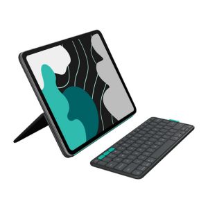 Ovitek s tipkovnico Logitech Flip Folio za iPad Pro 13 (M4) in iPad Air 13 (M2 & M3), grafit, Slo g.