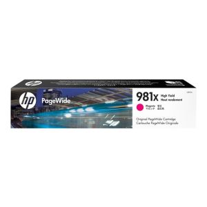HP 981X - Visoka zmogljivost - škrlatna - PageWide 