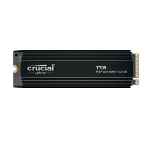 SSD 2TB M.2 80mm PCI-e 5.0 x4 NVMe, CRUCIAL T705 Heatsink (CT2000T705SSD5)