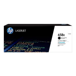 HP 658X - visoka zmogljivost - črna - original - LaserJet 