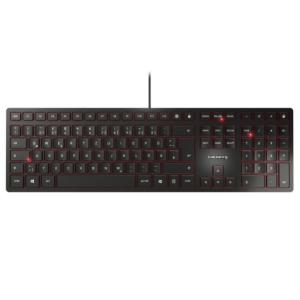 Tipkovnica Cherry KC 6000 Slim, črna, USB, UK SLO g.