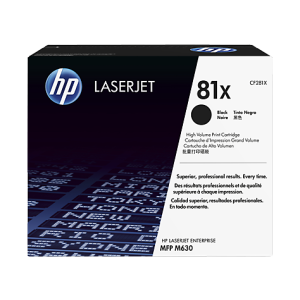 HP 81X - Visoka zmogljivost - črna - LaserJet 