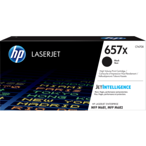 HP 657X - Visoka zmogljivost - črna - LaserJet 
