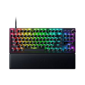 Tipkovnica Razer Huntsman V3 Pro Tenkeyless, RGB, PBT, Analogna stikala Gen2, US SLO g.