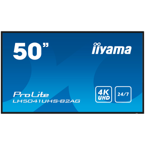 IIYAMA Prolite LH5041UHS-B2AG LFD - 125.7 cm (50"), 4K UHD (3840x2160), VA, 9.5ms
