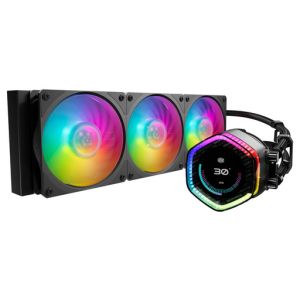 Komplet za tekočinsko hlajenje AIO Liquid Cooler Cooler Master MasterLiquid ML360 Ion, 360mm, ARGB, črn