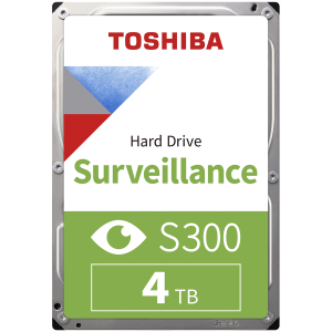 TOSHIBA S300 Surveillance 4TB disk, 8.89cm (3.5"), SATA 6Gb/s, 5400 obratov/min