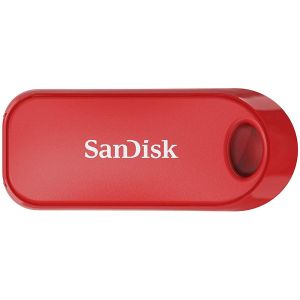 USB DISK SANDISK 32GB CRUZER SNAP, 2.0, rdeč, drsni priključek