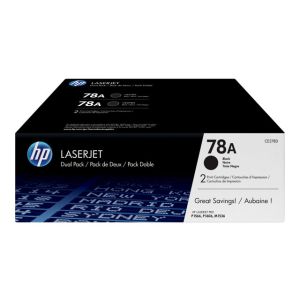 HP 78A - 2-pakiranje - črno - originalno 