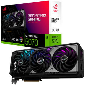 ASUS ROG Strix GeForce RTX 5070 OC Edition 12GB GDDR7 (ROG-STRIX-RTX5070-O12G-GAMING) grafična kartica, PCIe 5.0, 2xHDMI 2.1b, 3xDisplayPort 2.1b