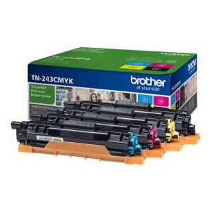 Brother TN243CMYK Value Pack - 4-pakiranje - črna, rumena, cianova, škrlatna 