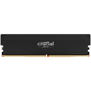 Crucial Pro Overclocking 16GB DDR5-6400 UDIMM CL38 črn pomnilnik