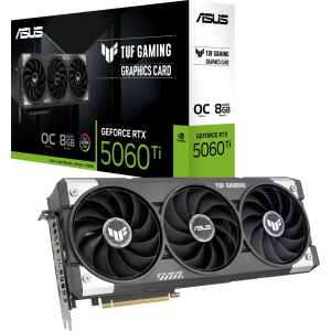 Grafična kartica ASUS TUF Gaming GeForce RTX 5060 Ti OC, 8GB GDDR7, PCI-E 5.0